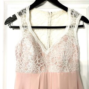 Light pink bridesmaid dress size 6